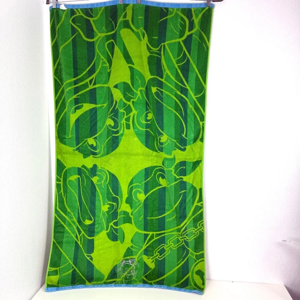 Nickelodeon Green Teenage Mutant Ninja Turtles Leonardo Beach Towel
